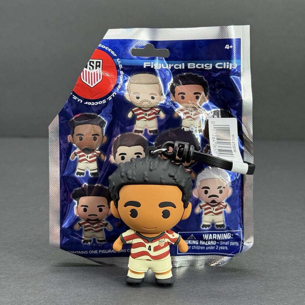 2026 Monogram US Soccer Men's National Team Tyler Adams Bag Clip Keychain